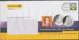 Eigenausgabe Der Post EA F109 02.01.06 Deutschland Feiert 250 Jahre Mozart, Narzisse (dl 40) - Sobres - Usados