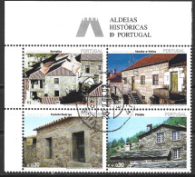 Portugal 2005. Scott #2705a,b,d,e (U) Historic Villages, Sortelha, Idanha-a-Velha, Castelo Rodrigo & Piodao - Used Stamps