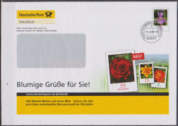 Eigenausgabe Der Post EA F328 -9.-6.08  Schwertlilie, Blumige Grüse Für Sie! (dg 126) - Buste - Usati