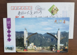 Bicycle Cycling,bike,China 2006 Jiujiang County Shacheng Industrial Park Advertising Pre-stamped Card - Vélo