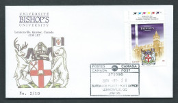 Canada # 1973 On Special Limited Private Cover (No. 2/10) - Bishop' University - 2001-2010