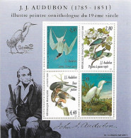 FRANCE - Feuillet De 4 Timbres Neufs - J J AUDUBON - Peintre Ornitologue - Ungebraucht