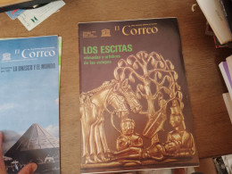 130 //  EL CORREO / UNA VENTANA ABIERTA AL MUNDO / UNESCO 1976 / LOS ESCITAS NOMADAS Y ORFEBRES DE LAS ESTEPAS - Cultura