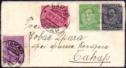 JUGOSLAVIA KINGD. - PORTO 50p + 1Din - BAKAR 1932 - Strafport