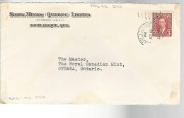52050 ) Cover Canada Postmark Duplex  - 1903-1954 De Koningen