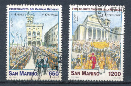 °°° SAN MARINO - Y&T N°1563/64 - 1998 °°° - Gebruikt