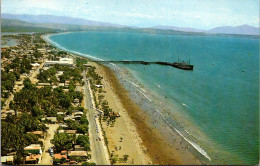 Costa Rica Aerial View Of Beach And The Tourists Promenade In Puntarenas - Costa Rica