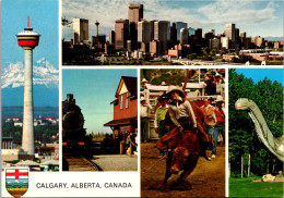 Canada Calgary Multi View Calgary Tower Stampede Zoo And More - Calgary