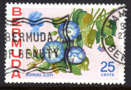 BERMUDA - 1970 FLOWERS DEFINITIVE 25c STAMP GOOD USED SG 260a - Bermuda