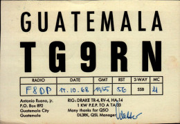 CARTE QSL...GUATEMALA  TG 9 RN  1948 - Radio