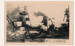 CPSM - TOULON - Sabordage De La Flotte - COLBERT - Oorlog