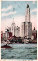 Municipal And Woolworth Blogs - New York City, Manhattan N.Y. - Carte N° 219 - Manhattan