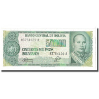 Billet, Bolivie, 50,000 Pesos Bolivianos, 1984, 1984-06-05, KM:170a, NEUF - Bolivia