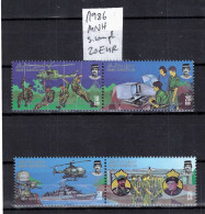 CHCT15 - Military, Complete Series, MNH Stamps, 1986, Brunei - Brunei (1984-...)