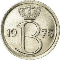 Monnaie, Belgique, 25 Centimes, 1975, Bruxelles, SUP, Copper-nickel, KM:154.1 - 25 Centimes