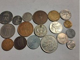 Lot De  18 Monnaies   ( 614 ) E - Alla Rinfusa - Monete