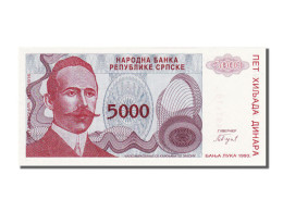 Billet, Bosnia - Herzegovina, 5000 Dinara, 1993, NEUF - Bosnie-Herzegovine