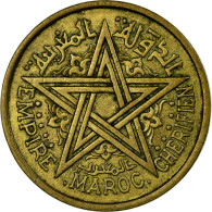 Monnaie, Maroc, Mohammed V, 2 Francs, AH 1364/1945, Paris, TTB, Aluminum-Bronze - Maroc