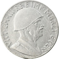 Monnaie, Albania, Vittorio Emanuele III, 0.20 Lek, 1940, Rome, TTB+, Stainless - Albanie