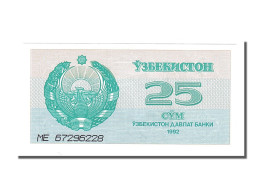 Billet, Uzbekistan, 25 Sum, 1992, NEUF - Uzbekistán