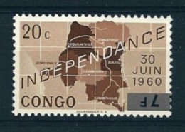 République Du Congo - 542 - Erreur - Surcharge Renversée - Récupération - 1964 - MNH - Altri & Non Classificati