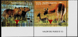 ARGENTINA 1996 Mi 2303-2304 FAUNA ENDANGERED SPECIES MINT STAMPS ** - Neufs