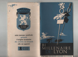 Bimillénaire De Lyon Spécial Quinze Jours Plan De Lugdunum Audin  1957 - Rhône-Alpes