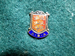 Amateur Boxing Association A.B.A. England Silver Enamel Badge - Pugilato