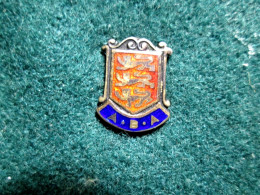 Amateur Boxing Association A.B.A. England Silver Enamel Badge - Boxen