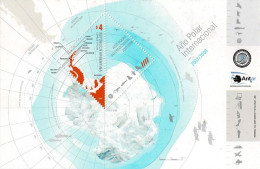 ARGENTINA 2007 Mi BL 94 INTERNATIONAL POLAR YEAR MINT MINIATURE SHEET ** - Año Polar Internacional