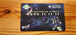 Phonecard United Kingdom, BT 605E - Alliance Leicester - BT Werbezwecke