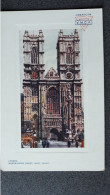 WESTMINSTER ABBEY, WEST FRONT LONDON OLD COLOUR POSTCARD TUCK OILETTE 9713 AMERICAN Y.M.C.A. - Westminster Abbey