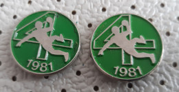 Handball Player 1981 Slovenia Ex Yugoslavia Vintage Pins - Handball