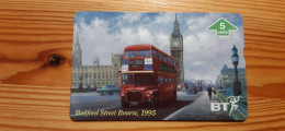 Phonecard United Kingdom, BT - Bedford Street Bourse, London, Bus - BT Emissioni Pubblicitarie