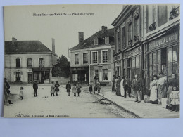 CPA 72 Sarthe - Marolles Les Braults - Place Du Marché - Marolles-les-Braults