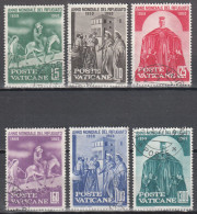 VATICAN   SCOTT NO 275-80    USED   YEAR  1960 - Oblitérés