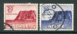 NORWAY 1938 North Cape II Set Of 2 Used.  Michel 198-99 - Gebruikt