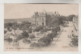 CPA SAIDA (Algérie) - L'Hôtel De Ville Et Le Monument - Saida