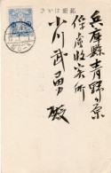 JAPAN 1913  POSTCARD SENT - Storia Postale