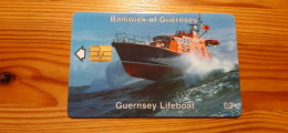 Phonecard United Kingdom, Guernsey - Guernsey Lifeboat - [ 7] Jersey Und Guernsey