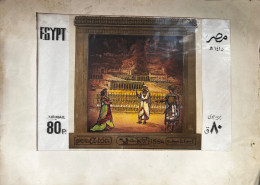 EGYPT: 1994, ORIGINAL ESSAY Image 40x30cm, Opera Aida, Luxor, Hatshepsut - Cartas & Documentos