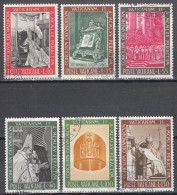 VATICAN   SCOTT NO 439-44   USED   YEAR  1966 - Usati