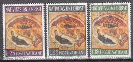 VATICAN   SCOTT NO 458-60   USED   YEAR  1967 - Oblitérés