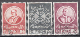 VATICAN   SCOTT NO 476-78   USED   YEAR  1969 - Gebraucht