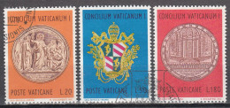 VATICAN   SCOTT NO 484-86  USED   YEAR  1970 - Gebraucht