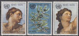 VATICAN   SCOTT NO 492-94  USED   YEAR  1970 - Usados