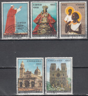 VATICAN   SCOTT NO 495-99   USED   YEAR  1970 - Usati