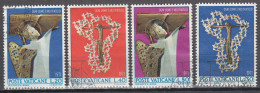 VATICAN   SCOTT NO 500-3   USED   YEAR  1971 - Gebruikt