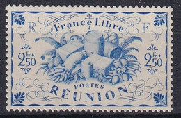 Réunion N°242a - Variété Sans Teinte De Fond - Neuf ** Sans Charnière - TB - Unused Stamps