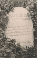 ANIMAUX - Chien - Cimetière D'un Chien - Sapho Et Djeria Amis De Tola Dorian -  Carte Postale Ancienne - Cani